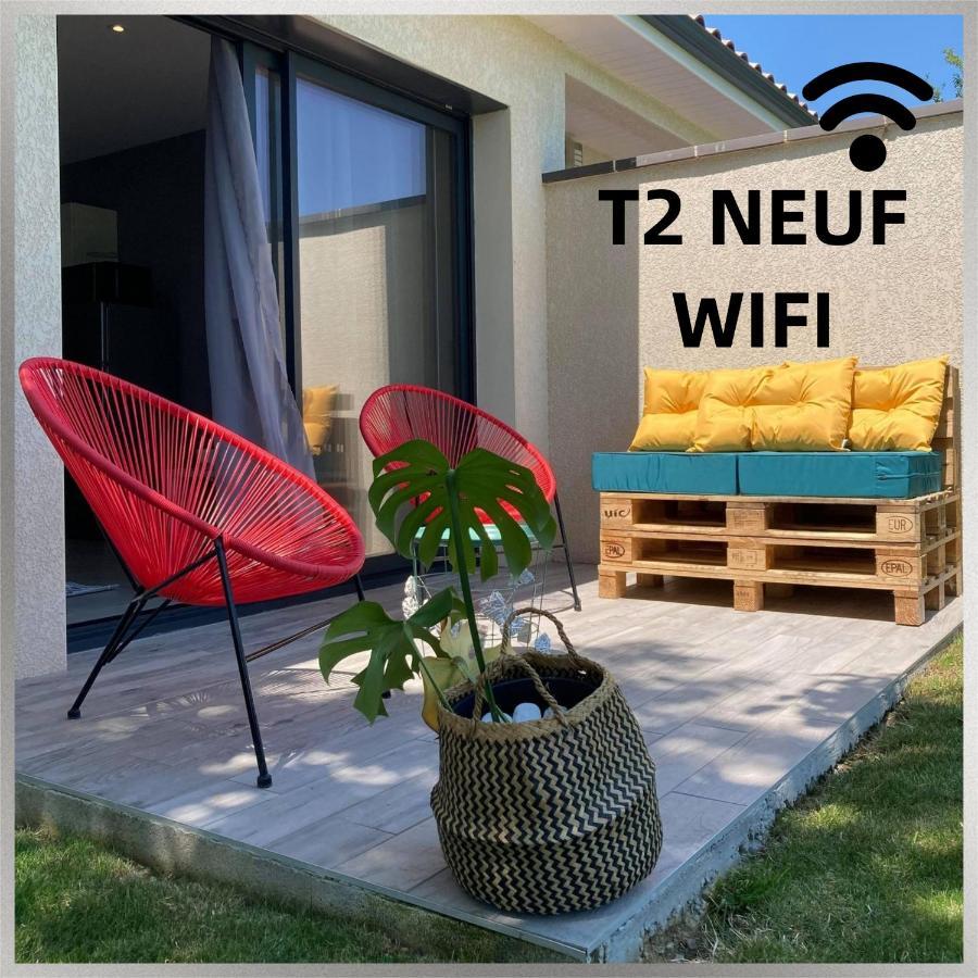 Les Jardins D'Oc - Wifi, Terrasse Et Jardinet - Appart T2 Neuf Soual Bagian luar foto